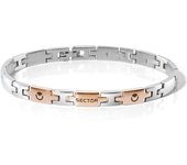 Pulsera para hombre, Colección BASIC Sector Jewels, 22 cm WIDE, Maple y PVD Rose gold-SLI60