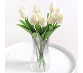 5/10Pieces Of Artificial Plant Tulip Soft Pole Room Dining Table Decoration Wedding Party Garden DIY Christmas Anniversary Decor