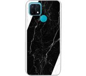 Funda compatible con Oppo A15 - Fondo marmol negro