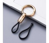 Car Key Chain Pendant Metal Simple Key Chain Men's Waist Hanging Buckle Ring Pendant High-end Business Anti-lost Key Chain