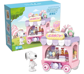 Genuine Snoopy Shop Building Blocks Creative City Shop Street Scene Series Model Bricks Educational Toys For Kids Holiday Gifts