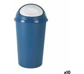 Cubo para la Basura Tontarelli Big hoop Azul Blanco 50 L (10 Unidades)