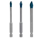 Set BOSCH de 3 Brocas Expert HEX-9 HardCeramic Medidas: 5, 6, 8mm (2608900595)