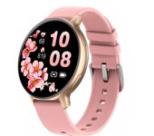 Reloj inteligente de 1,39 pulgadas con pantalla redonda, Bluetooth, llamadas, podómetro, monitoreo del sueño, presión arterial, multideporte, clima.
