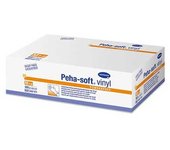 Hartmann Guantes Desechables Peha Soft Vinil Sin Polvo M 100 Unidades
