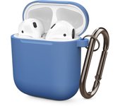 For Apple AirPods 1/2 generation cover Wireless bluetooth earphones Case For AirPods 2 1 Slilcone Cover Accessories With Keyring