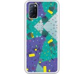 Funda compatible con Oppo A52/A72/A92 - Geometría Abstracta fondo Azul