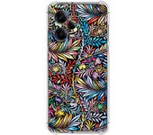 Funda Silicona Antigolpes para Xiaomi Redmi Note 12 Pro 5G diseño Flores 04 Dibujos
