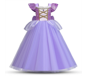2024 Costumes for Girls Cosplay Princess Belle Mermaid Rapunzel Jasmine Clothes Princess Dress for Girl Cinderella Elsa Dress Up