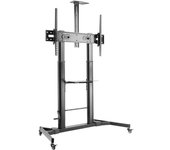 Aisens soporte de suelo para tv/monitor de 60” a 100” - max 100kg - ajustable en altura - movimiento horizontal y vertical