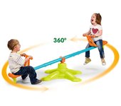 Basculante Feber Sube y Baja Giratorio para Niños - Resistente a la Luz Solar - Tubo de Acero - 200x88x70 Cm