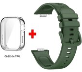 TPU Case+Silicone Strap for Huawei Watch Fit 3 Strap Replacement Band for Huawei Watch Fit3Watch Band With Case Screen Protector