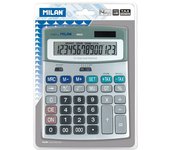 Calculadora Milan Blanco Plateado Metal 18,5 x 14 x 2 cm