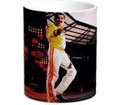 Taza Queen y Freddie Mercury. Musica. Rock and Roll