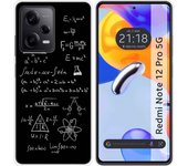 Funda Silicona para Xiaomi Redmi Note 12 Pro 5G diseño Formulas Dibujos