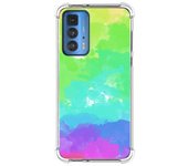 Funda Silicona Antigolpes para Motorola Edge 20 Pro diseño Acuarela 03 Dibujos