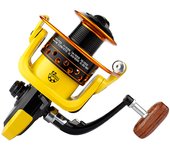 Left/Right Handed Saltwater Freshwater Fishing Reels 5.1:1/5.2:1 Full Metal Spool Wooden handle HD series Spinning Reels