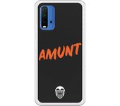 Funda original compatible con Xiaomi Redmi 9T/Pocophone M3 - Valencia Amunt Negro