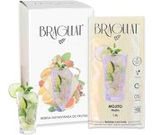 BRAGULAT | Bebida de Frutas Sabor a MOJITO | Bebidas y Refrescos Instantáneas en Polvo | Sin Azúcar, con fruta y Vitamina C | Agua con Sabor a Mojito | 15 Sobres