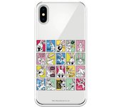Funda original compatible con iPhone X o XS con un diseño de Sketch Bugs Bunny