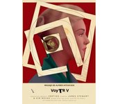 22 Designs Hitchcock Movie Vertigo Whitepaper Poster Artwork Homedecal Fancy Wall Sticker for Coffee House Bar