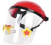 Comedero portátil para colibríes con forma de sombrero, para montar en la cabeza, con protector facial para patio, jardín, exterior, 2 flores