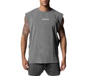 Summer Lightweight and Breathable Mens Clothing Workout Fitness Mesh Gym Tank Top