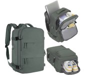 Mochila de Viaje para Cabina de Avión 45x36x20  para Vueling, EasyJet, Ryanair  Equipaje de Mano Impermeable y Espaciosa con Compartimento para Zapatos y Puerto USB  Mochila Antirrobo Multifuncional para Viajes y Escapada  (2210-002 1288 2350 H24)