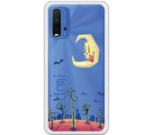 Funda compatible con Xiaomi Redmi 9T/Pocophone M3 - Noche terrorifica