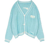 Evermore Cardigan Taylor Version Green Vine Embroidered Button Down Cable Knit Sweater Women Fall Winter Vintage Outfit