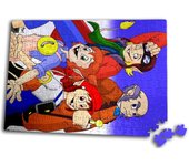 MERCHANDMANIA PUZZLE 252 PIEZAS Los diminutos serie retro personajes caricaturas rompecabezas puzle para adulto