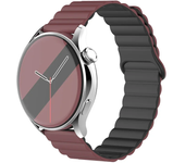 20mm 22mm watch strap For Amazfit GTS 4/2/Mini/2e/GTR 3 pro/GTR4/stratos belt Silicone Magnetic Loop bracelet amazfit bip u pro