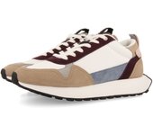 Gioseppo Zapatilla Retro Blancas en Contraste de Colores para Hombre - Estilo Retro, Comodidad Duradera