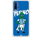 Funda original compatible con Xiaomi Redmi 9T/Pocophone M3 - Leganes Super Pepino Fondo Azul