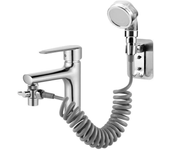 Shower Faucet Set Hose Handheld Shower Head Spray Tap Extender Sprayer Sink Booster Shower Bathroom Hair Washing Artifact Faucet