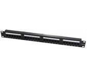 WP 19" Patch Panel Cat.6a UTP 24 RJ45 ports 1U