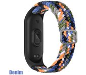 Bracelet for Mi band 7 6 Strap Elastic adjustable Nylon Braided Miband4 5 correa Wristband for xiaomi Mi band 4 3 5 6 7 strap