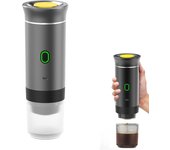 Máquina de café Espresso portátil eléctrica inalámbrica 3 en 1 para coche y hogar, cafetera de Camping, cafetera de viaje para cápsulas en polvo