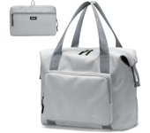 GOLF QUALITY Bolsa de Viaje para Mujer, Bolsa de Deporte para Gimnasio, Bolsa de Fin de Semana, Bolsa de Transporte, Bolsa de Playa, Bolsa de Noche, Bolsa de Equipaje Expandible,24L Almendra
