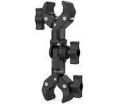 Double Clamp Mount Bracket Magic Arm Clamp for Camera Monitor Led Light Selfie Stick Motorcycle Bra