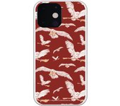 Funda original compatible con iPhone 13 Mini - Harry Potter Patron Lechuzas
