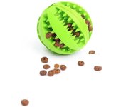 UNUSUAL- Pelota de Caucho Natural para Perros 7 cm, Pelota Duradera para Comedero de Perros Juguete para Limpieza de Dientes de Perro Juguetes Interactivos para Perros Pelota Fun para Perros, Pelotas para Perros Interactiva Limpia Dientes Antivoracidad