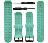 Silicone Watch Band Solid Color Wrist Strap Replacement For Garmin Forerunner 220/230/235/620/630/735