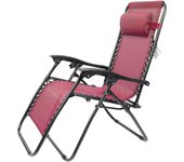 GREATOOL Silla Tumbona con Reposabrazos Plegable, 90x65x114cm, Tumbona Plegable Multiposiciones Jardin/Terraza,  Ideal para Playa, Jardín, Terraza