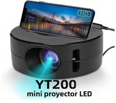 YT200 portable mini LED projector home theater movie multimedia projection device LCD display video movie player Smart projector