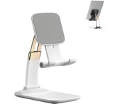Euroxanty Soporte Móvil y Tablet Regulable en Altura | Base Extensible | Almohadilla Antideslizante