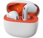Auriculares Inalámbricos Bluetooth 5.3, Cancelación de Ruido, con Micrófono, Control Táctil, Estéreo HiFi, Naranja Blanco