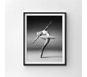 Black and White Ballet Girl Ballerina Posters And Prints Dancer Canvas Painting Wall Art Picture Home Decor For living Room