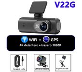 Mini Dash Cam 4K 2160P Car DVR Camera Support WIFI GPS Dual Lens Video Drive Recorder Dashcam Registrar Black Box Night Vision