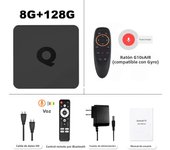 128GB Q1 Smart TV Box Android14 Allwinner H313 Dual Wifi 8K 64G 128G Media Player Android14  Google Media Player Set Top Box